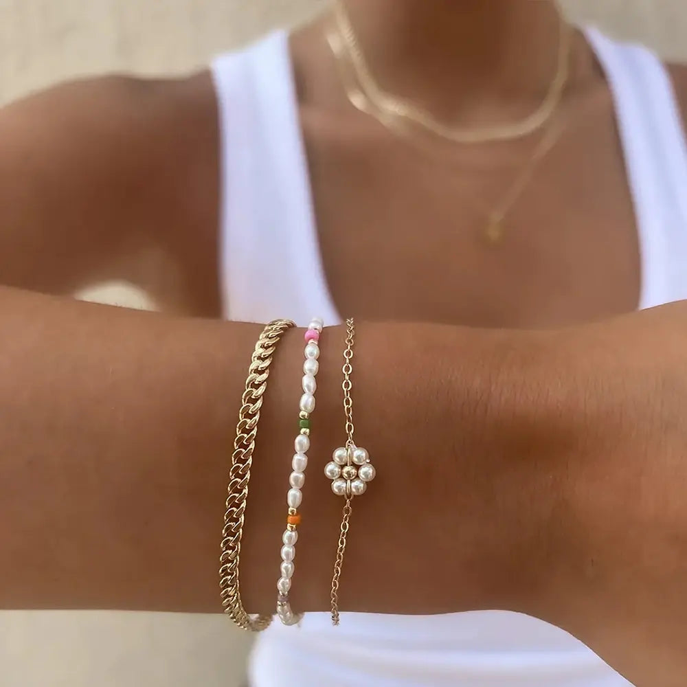 Daisy karoliukų apyrankė elegantiškam ir išmanus stiliui